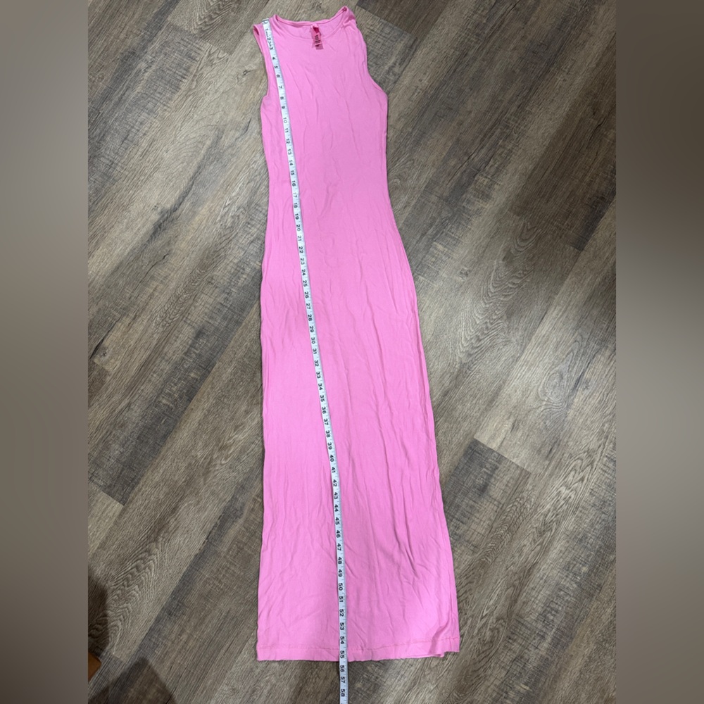 SKIMS Soft Lounge Sleeveless Long Tank Dress- Cotton Candy Pink, Women’s Size M - Picture 6 of 6